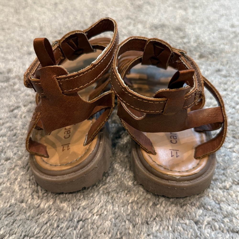 3/$10 ☀️ Carter's | Ronda Strappy Gladiator Sandals for Girls - Picture 5 of 10